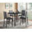 Amaro Upholstered Counter Stool with Metal Frame-1335348787