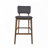 Mykeil Upholstered Counter Stool with Solid Wood Frame-2030365338