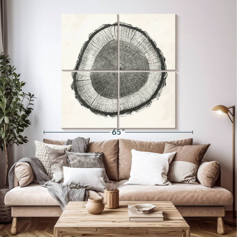 Tree Ring II, 50" H x 50" W