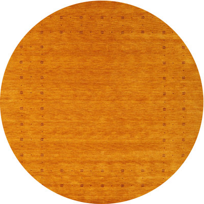 Tapis abstrait orange