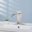 Robinet de salle de bain monocorps et monocorps avec plateau et bec cascade en noir mat (paquet de 1)-111845731