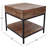 Deejay Solid Wood Top End Table with Storage