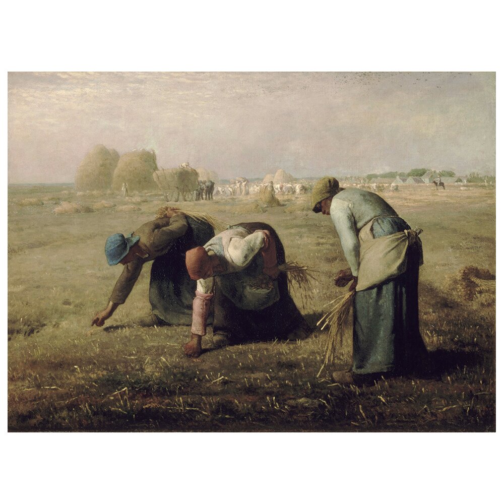 Leinwandbild Pflücker von Jean François Millet