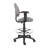 Jea Drafting Stool Chair, Adjustable, Gray Tweed, Round Footring-118318898