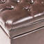 Banc de rangement moderne avec repose-pieds