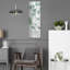 Art mural luxueux «Mixed Greens LIX» par Lisa Audit, art mural en métal, 12 po x 36 po