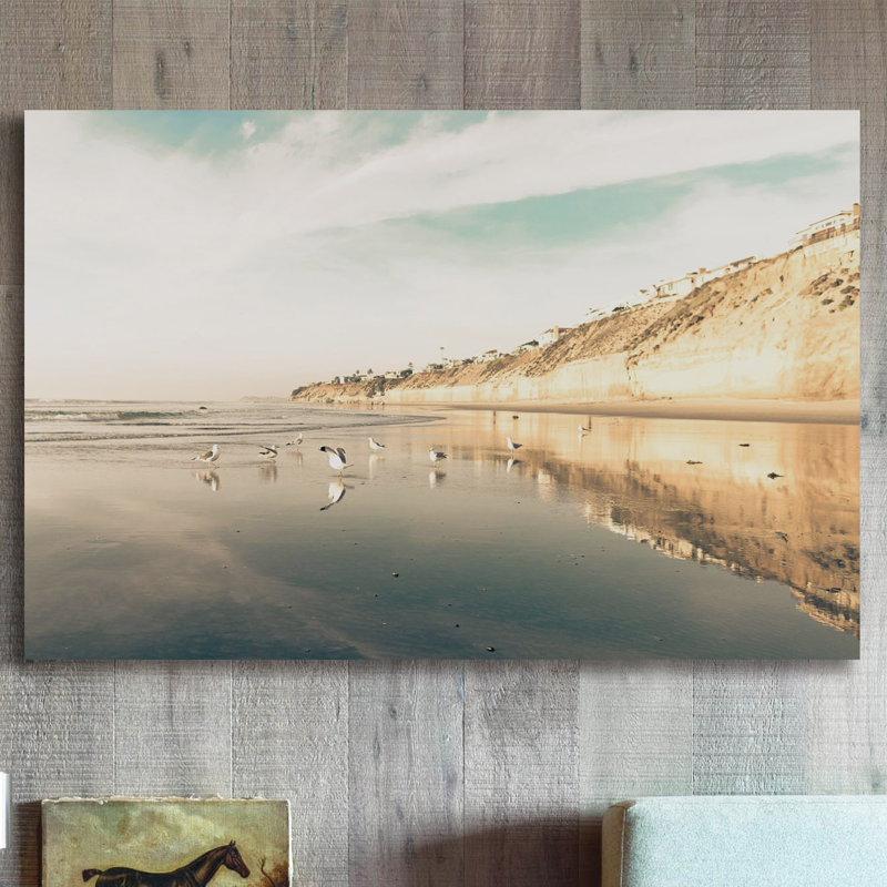 Reproduction d’art sur toile tendue, "blues blues" par morgan j hartley, H 20 po x l 30 po x P 1,5 po
