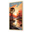 Coucher de soleil africain, savane, harmonie I - arbre, art mural africain-886574950-956872227
