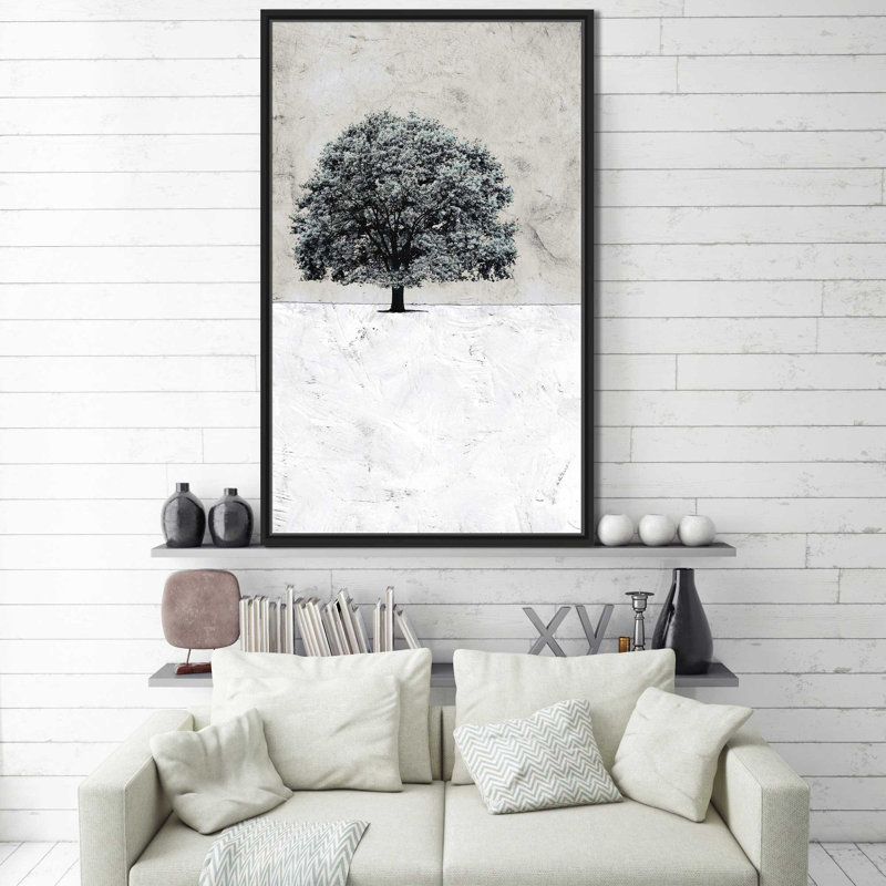 «Old Black Tree», reproduction de peinture acrylique sur toile encadrée, H 33,5 po x l 21,5 po x P 2 po