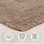 	 Lavish Home 2PC Bathroom Rugs - Ensemble de tapis de salle de bain en coton réversible 2575 GSM - Tapis de bain lavables à la machine pour la salle de bain, la cuisine et la salle de lavage (taupe)-49685512
