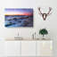 Ocean Reaching The Beach At Sunset - Wrapped Canvas Painting-56628679