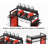 Rolling Tool Cart With Power Strip & Charging Station For Mechanics