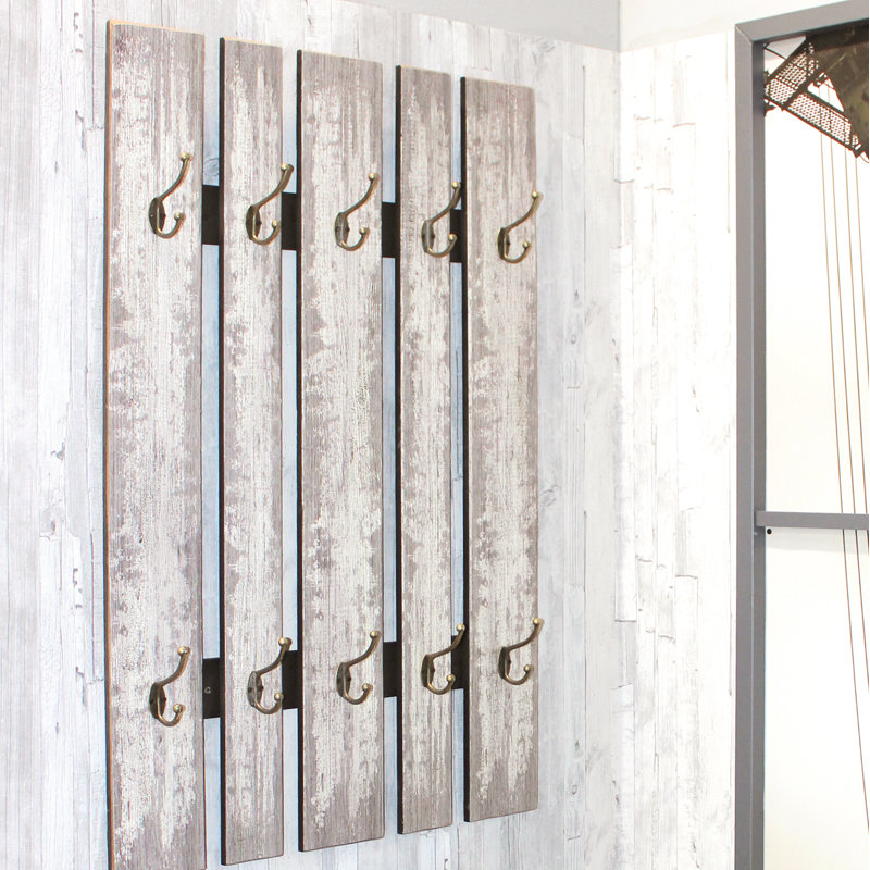 Buchanan Wall 10 - Hook Wall Mounted Coat Rack