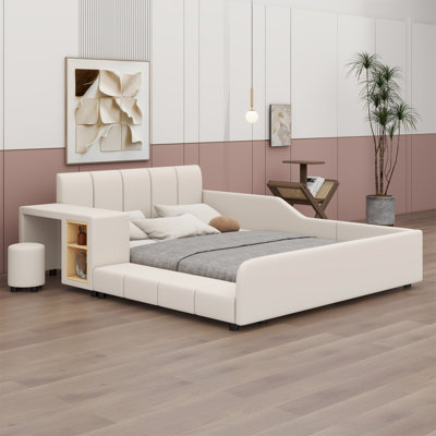 Lit-bateau avec rangement Alberry