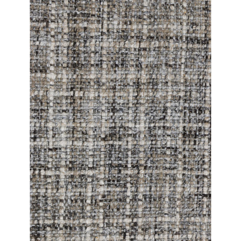 Struttura Hand Loomed Rectangle Indoor Area Rug in Natural Charcoal, Rectangle de 5 pi x 8 pi