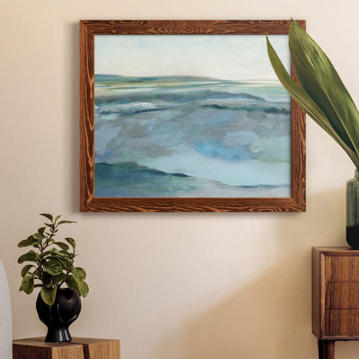 Marée basse - Peinture sur toile encadrée