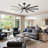52/72/80 Inch Modern Ceiling Fan with Light and Remote Control-1678895335