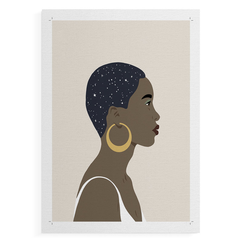 Heavenly Hair IV - Impression sur toile seulement - NON-CADRE, H 27 po x l 18 po