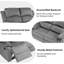  Modern Skin-Friendly Microfiber Manual Recline Sofa with Super Soft Backrest & Seat-574582115-550548872