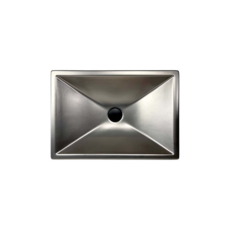Amara 20" Single Bathroom Sink, Platinum