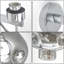 Aletris Glass LED Armed Sconce-95940154-95940153