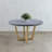 Round Solid Wood Base Dining Table