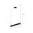 Phoenix 1 - Light Black LED Kitchen Island Pendant
