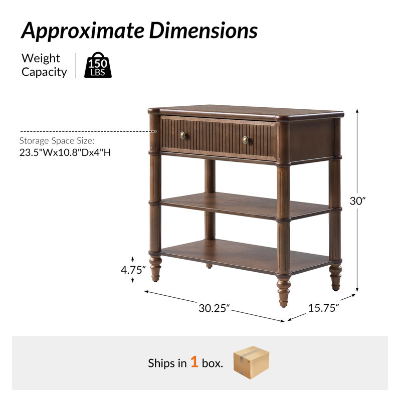 Table de bout Derk, Auburn