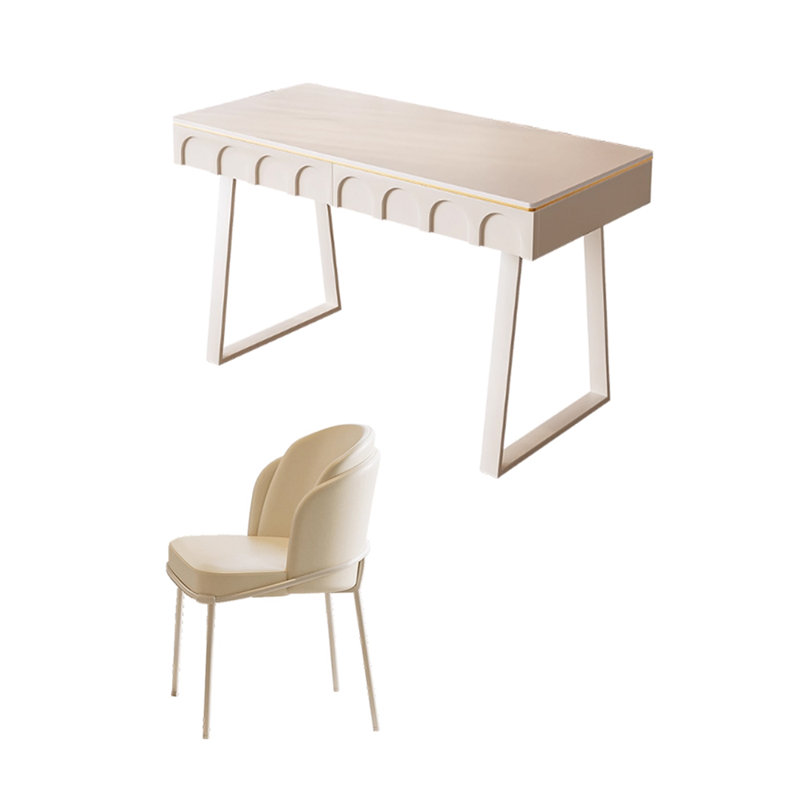 Modern Simple Small-sized Rock Slab Writing Desk