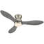 Ventilateur de plafond 42 po à 3 pales encastré moderne avec lumière et télécommande-619667112-619667115