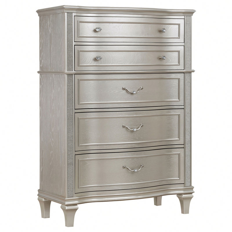 Commode 5 tiroirs avec tiroir caché