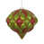 Lime, rouge mat, paillettes, paillettes
