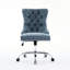 Chaise de bureau, chaise de bureau rembourrée capitonnée avec base en métal-1485375105-1485375107