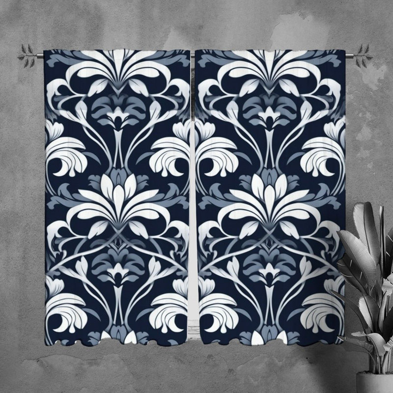 Paire de rideaux obscurcissant en polyester Jamayla, L 20 po x L 82 po