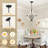 5-Light Wood Chandeliers