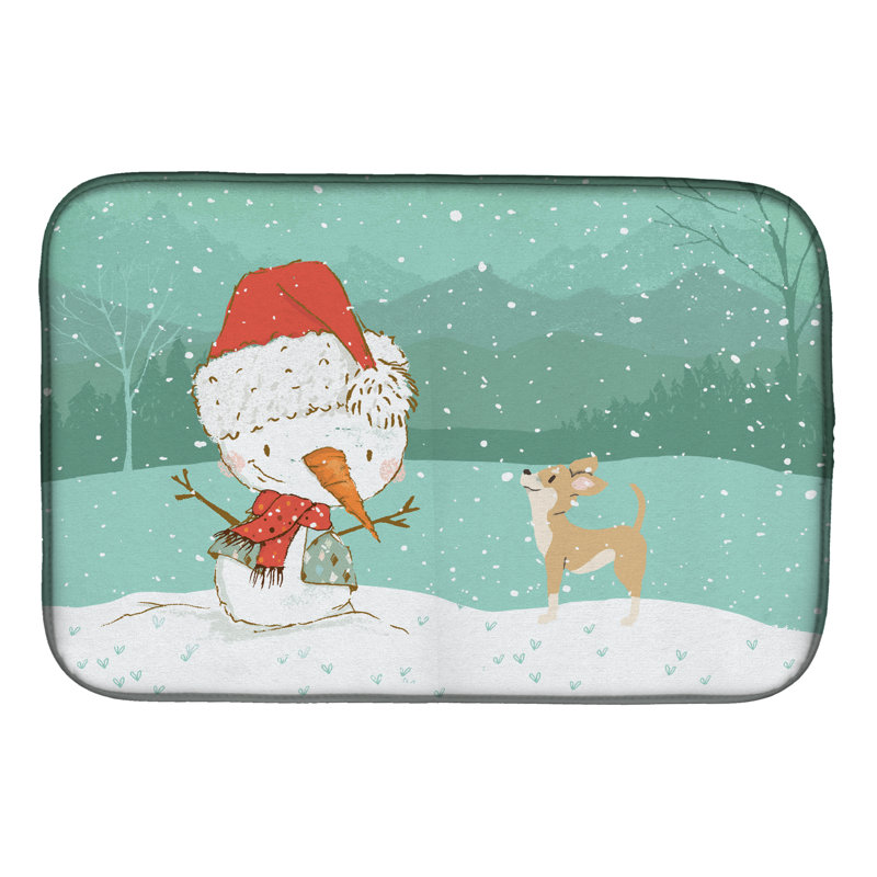 Snowman Christmas, Brown Chihuahua