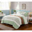Ensemble de courtepointe en coton percale 6 pièces avec coussins pour lit double / grand-131602599