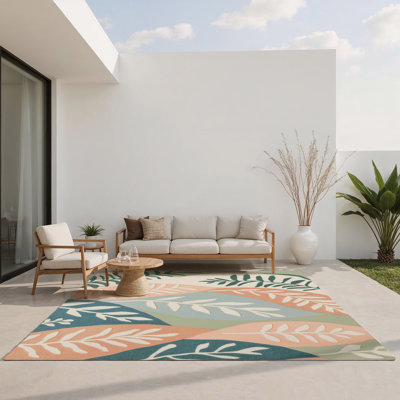 Tapis intérieur et extérieur Wildflower Waltz