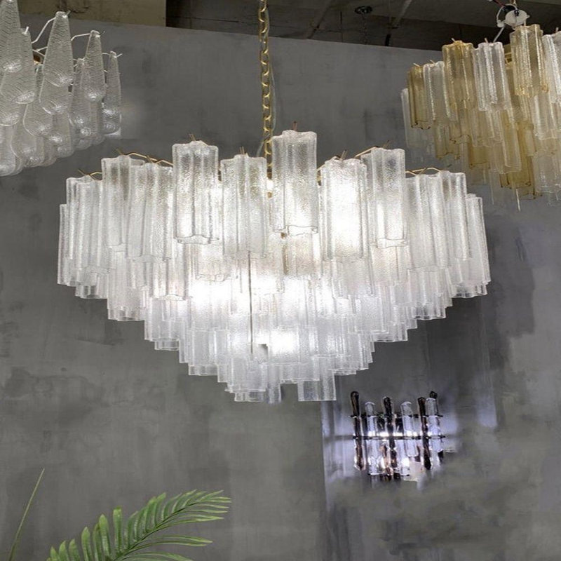 Lustre Riesner, H 18,5 po x l 22 po x P 22 po, Laiton, 10
