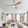 Bilon 52" Classic Wood Ceiling Fan with LED Light Kit, 3 Light Tone and 3 Fan Speed Remote Control