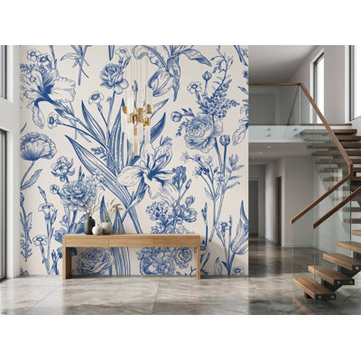 Wall Mural, 125"W x 125"H, Pre-Pasted Paper