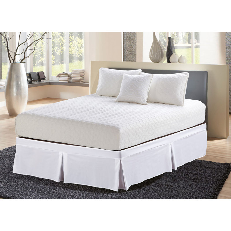 Tailored Bed Skirt, White, Full