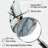 Abstract Geode Gold And White Marble II - Curved Shape Large White Wall Clock - Unique Shape-104242137