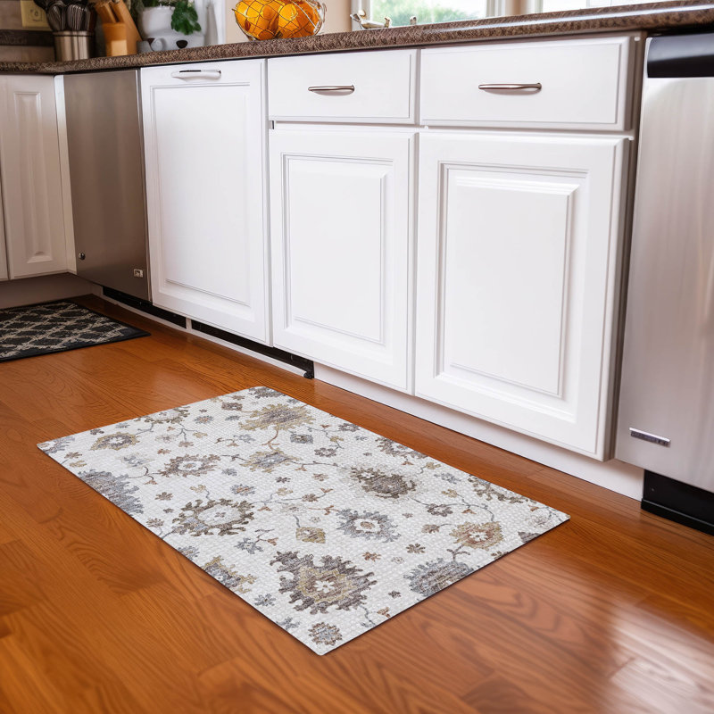  Malchow Non-Slip Indoor Outdoor Door Mat, Rectangle 1'8" x 2'6"