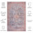 Abdussamad Oriental Gray/Rust Area Rug-334016200
