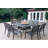 Frazee 10-Piece Patio Dining Set with Cushions and 64'' Square Dining Table and Lazy Susan
