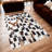 Brick Pattern Patchwork Cowhide Carpet_10 X 14 Ft-1707703103
