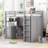 Loft Bed With Drawers, Desk And Wardrobe-1223500685-1223500682