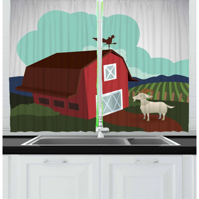 Tailored Kitchen Curtain