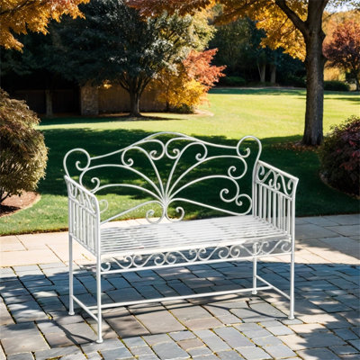 Bashaw Iron Outdoor Bench